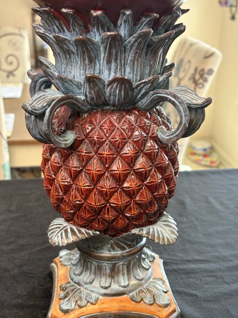 Pineapple Theme Decorative Vase - Picture 3 of 7